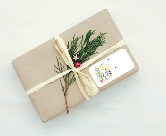 Christmas Gift Labels (Pack of 16) - Late Order